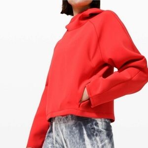 Lululemon s6 airwrap pullover hoodie luxtreme front zip pockets oversized